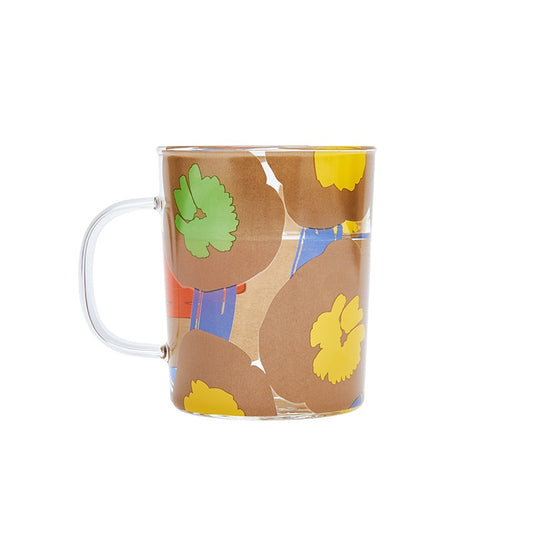 Floral Glass Mug - Bloom Series - AfterRipples Lifestyle