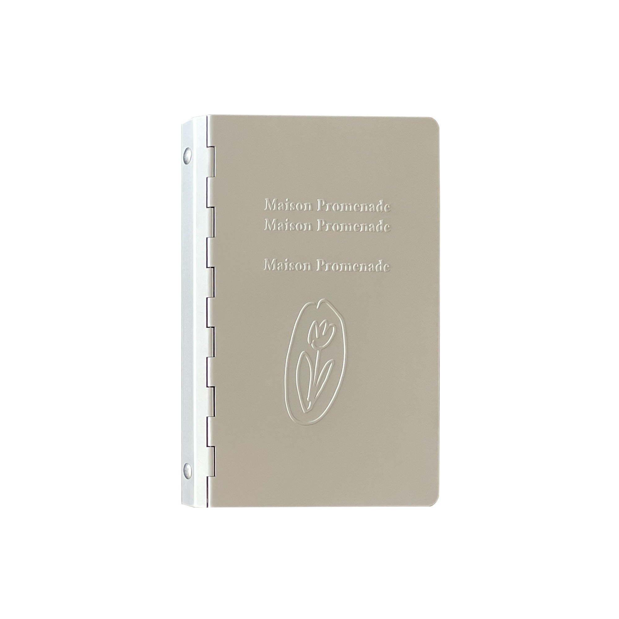 Aluminum Binder Notebook with Filler Paper - Silver - AfterRipples Lifestyle