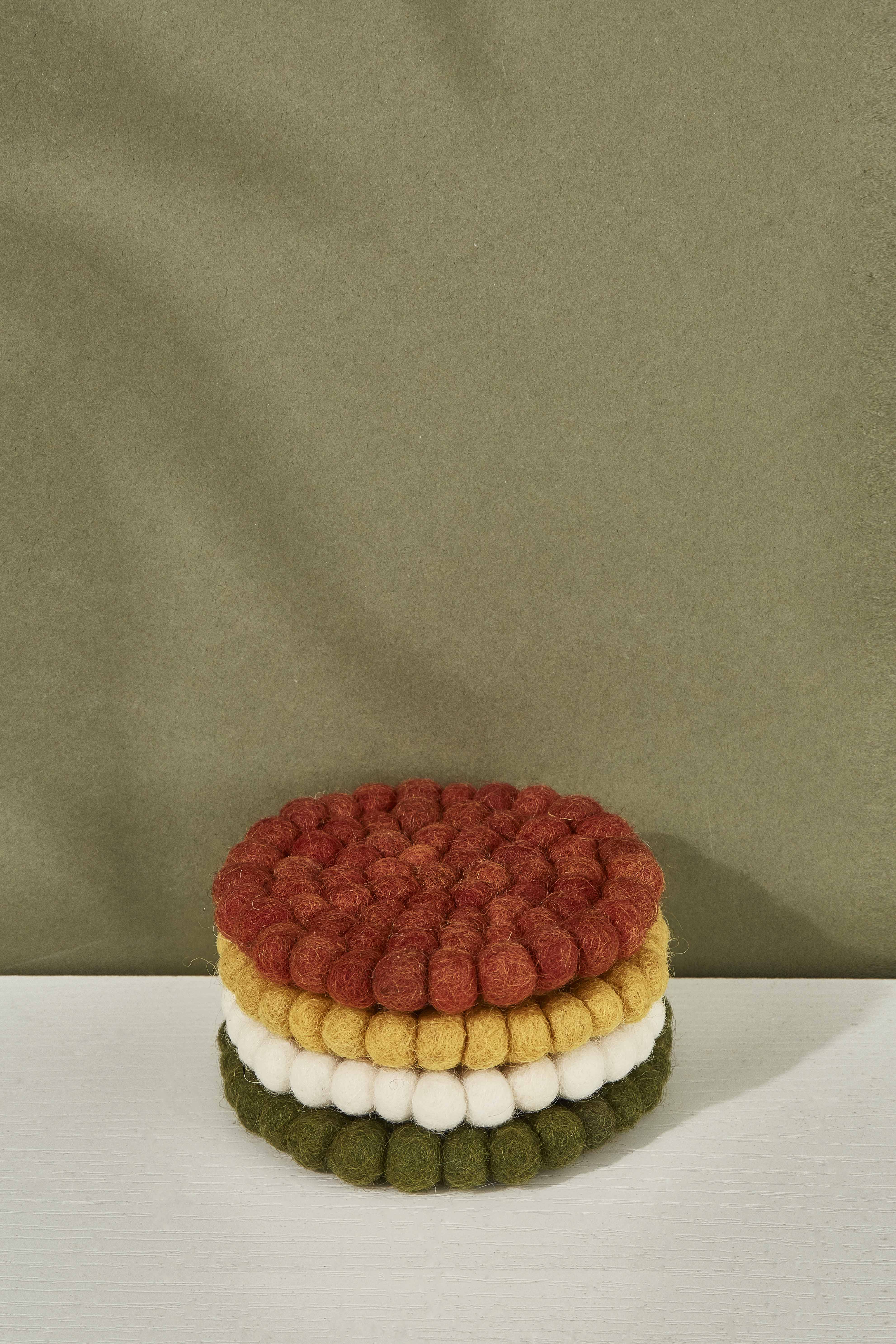 Wool Coaster/ Pan Holder - Four Seasons - AfterRipples Lifestyle