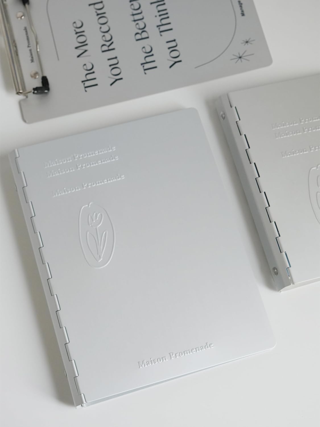 Aluminum Binder Notebook with Filler Paper - Silver - AfterRipples Lifestyle