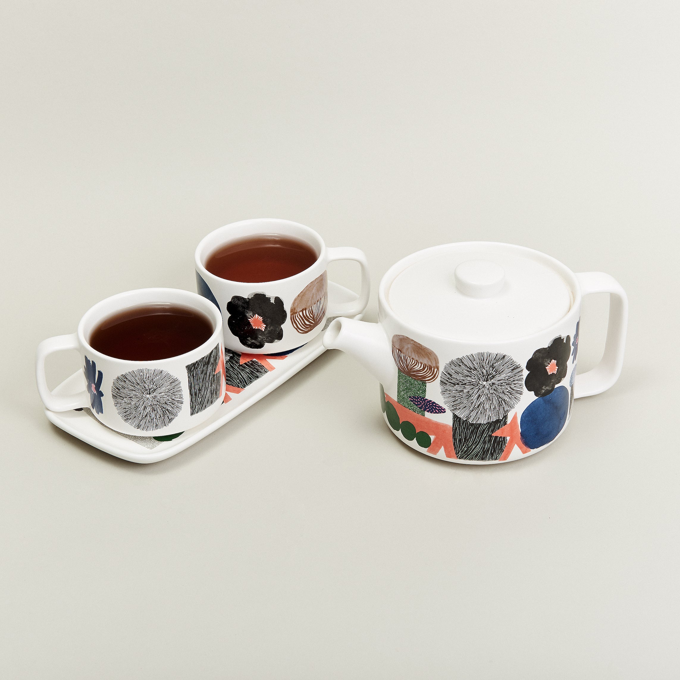 Cup,Tray and Teapot Set - Midsummer Night's Dream Series - AfterRipples Lifestyle