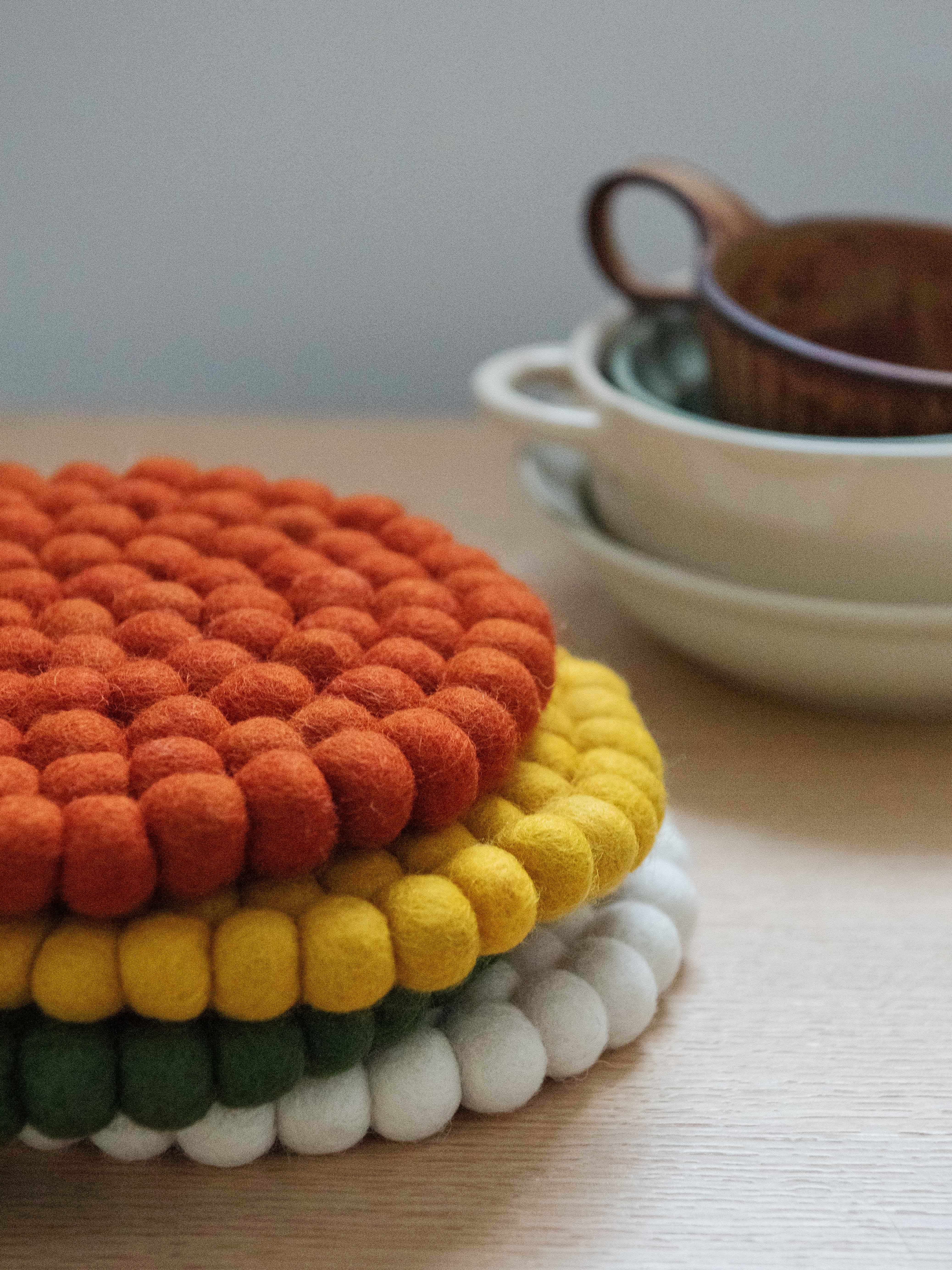 Wool Coaster/ Pan Holder - Four Seasons - AfterRipples Lifestyle