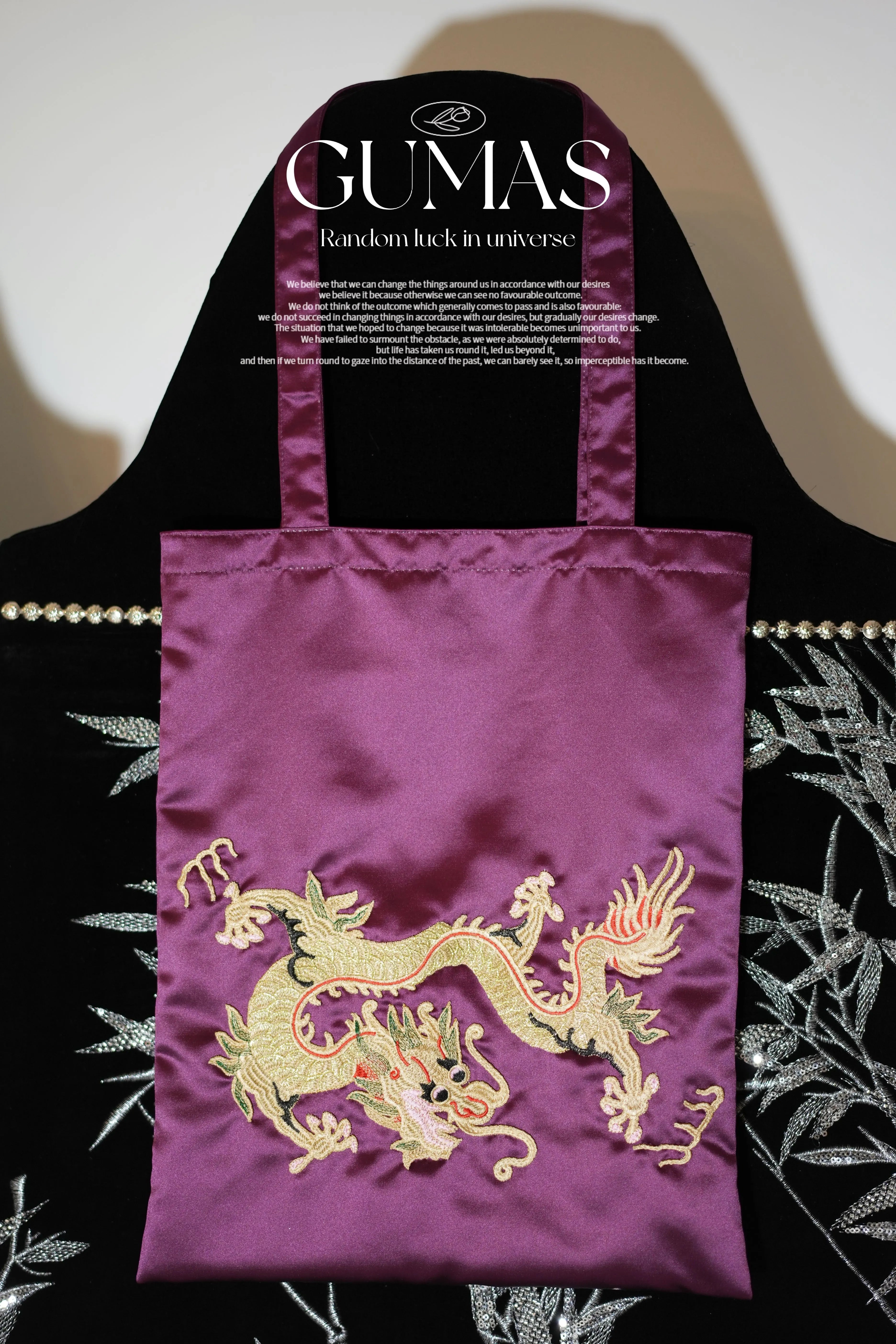 Dragon Tote- Embroidered Retro Shoulder Handbag - AfterRipples Lifestyle