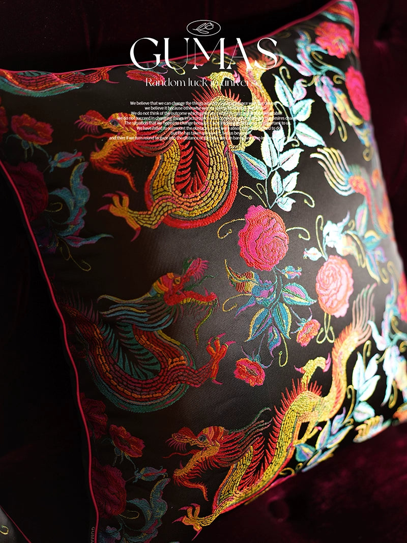 Exquisite Dragon Cushion/ Waist Pillow - AfterRipples Lifestyle